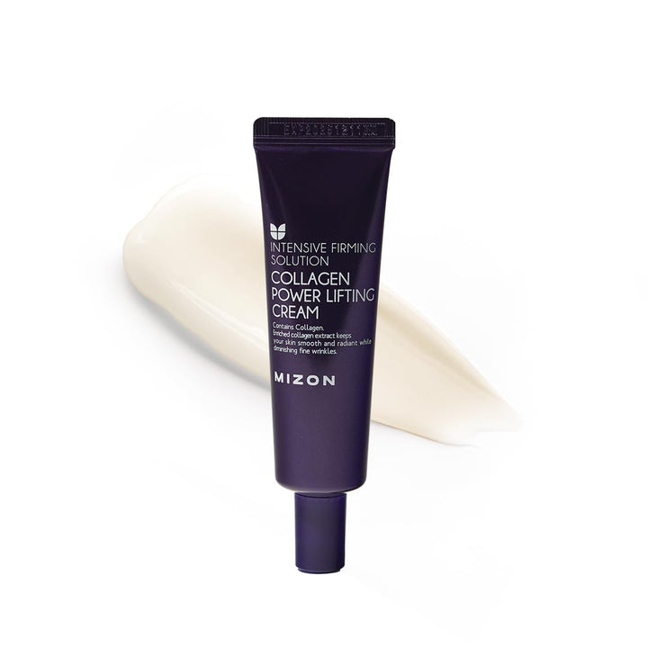 [Mizon] Collagen Power Lifting Cream (35ml) Day and Night Anti-Aging and Intensive Moisturizing, 75% Marine Collagen, Reduce Fine Lines and Age Spots, Korean Skin Care