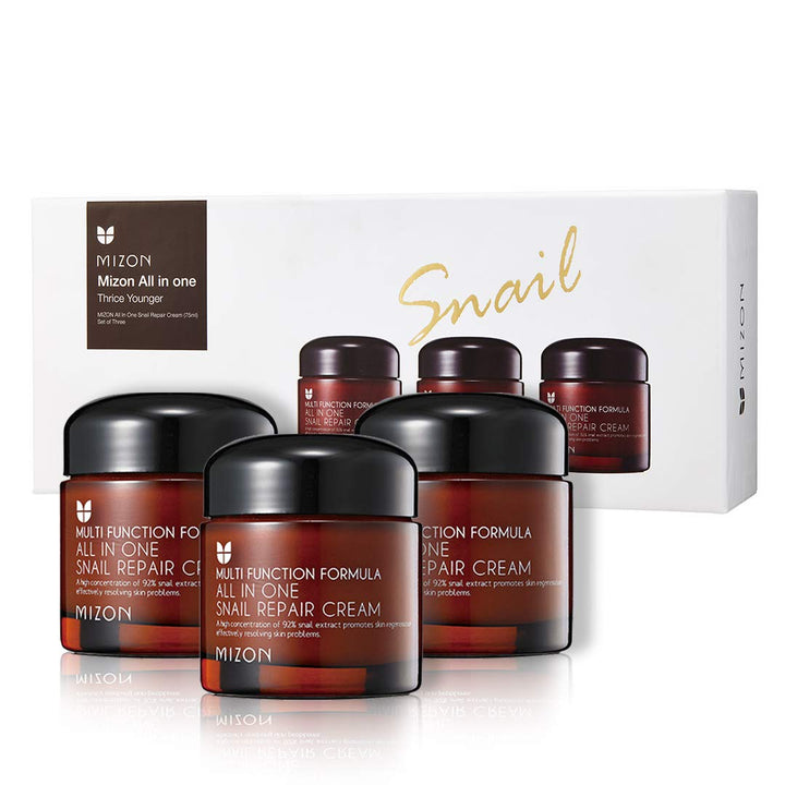 MIZON Thrice Younger SET: All in One Snail Repair Cream (All in One 75ml x3)